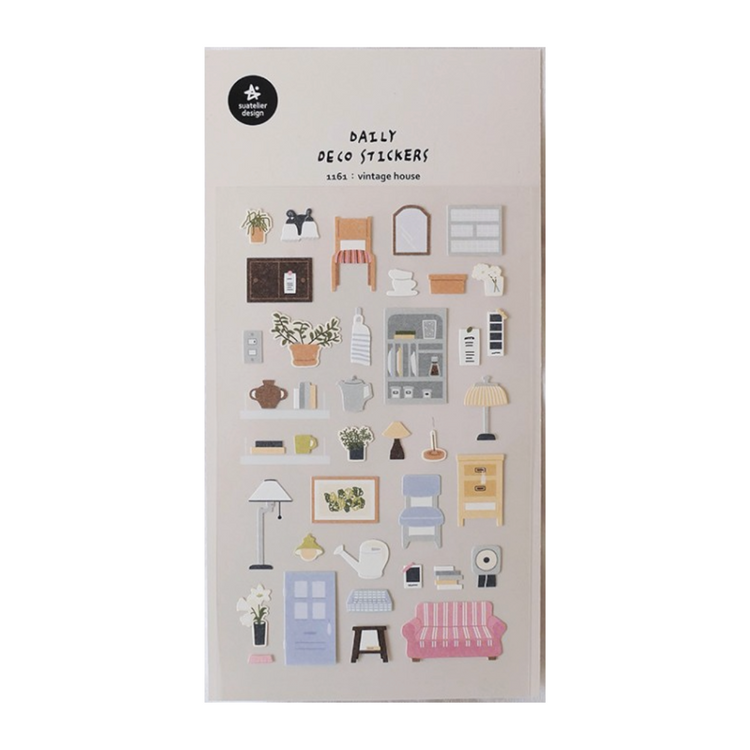 Suatelier Daily Deco Stickers - Vintage House