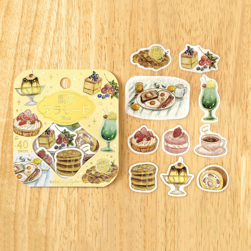 BGM Flakes Seal: Cafe À la Mode - Cozy Sweet Time