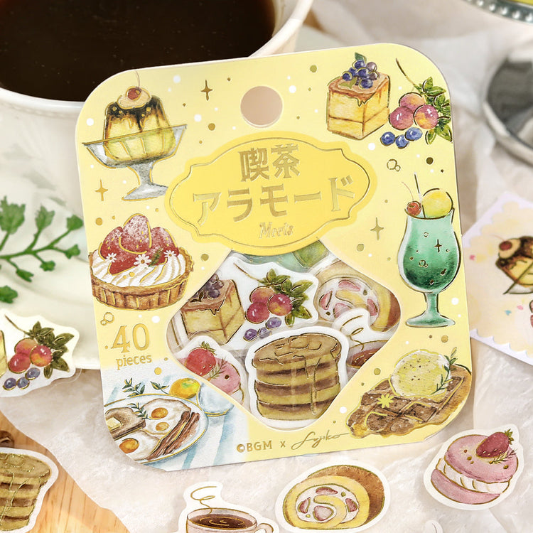 BGM Flakes Seal: Cafe À la Mode - Cozy Sweet Time