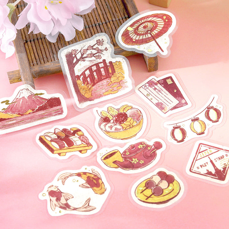 BGM Flakes Seal: Fragments of Travel - To Japan