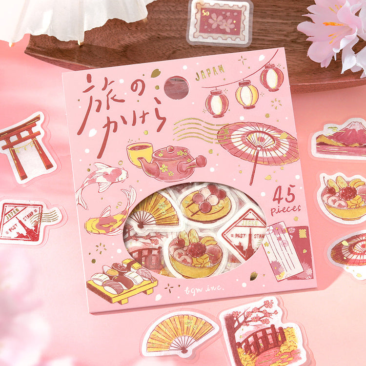 BGM Flakes Seal: Fragments of Travel - To Japan