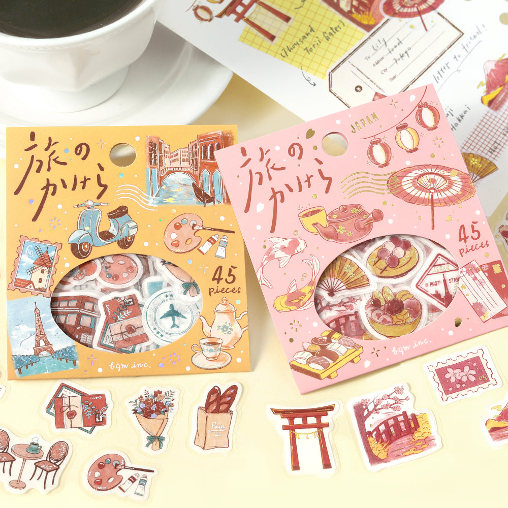 BGM Flakes Seal: Fragments of Travel - To Japan