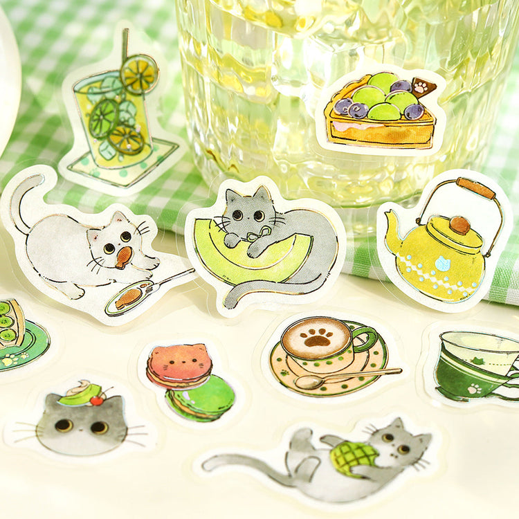 BGM Flakes Seal: Welcome Meow! - Café Haineko