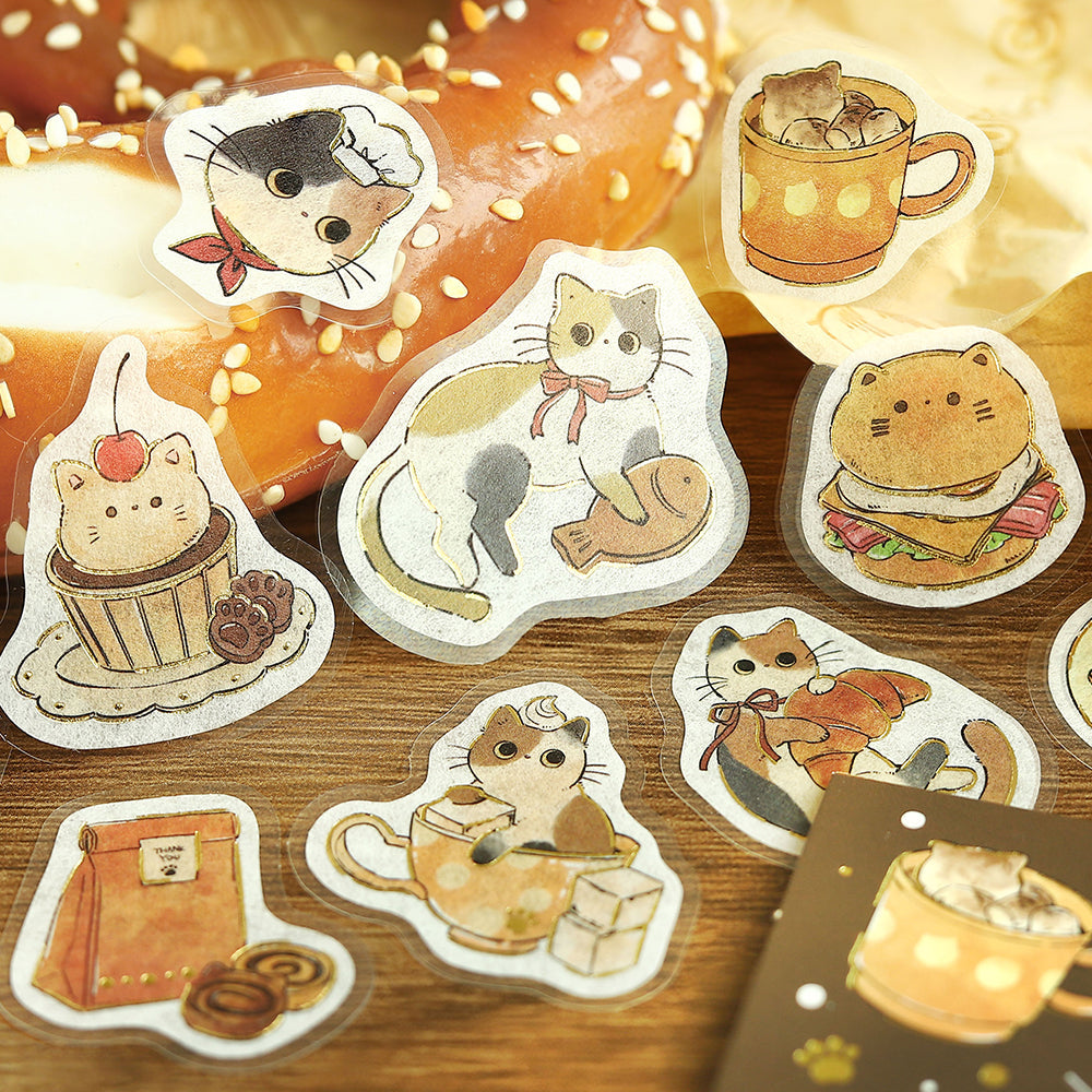 BGM Flakes Seal: Welcome Meow! - Café Mikeneko