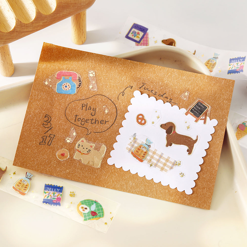 BGM Foil Stamping Clear Tape: Sky Encyclopedia - Little Days