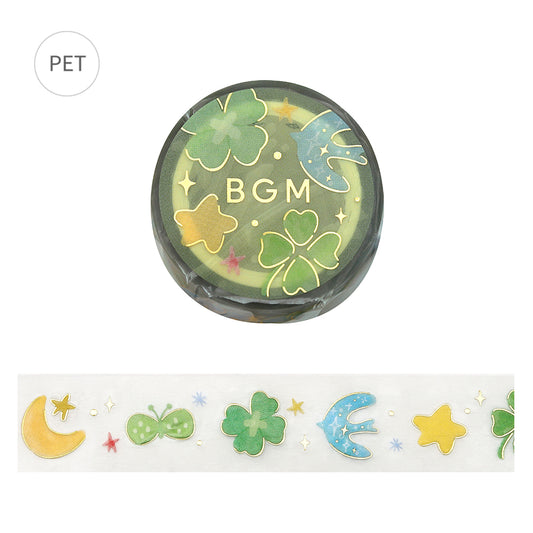 BGM Foil Stamping Clear Tape: Sky Encyclopedia - Lucky