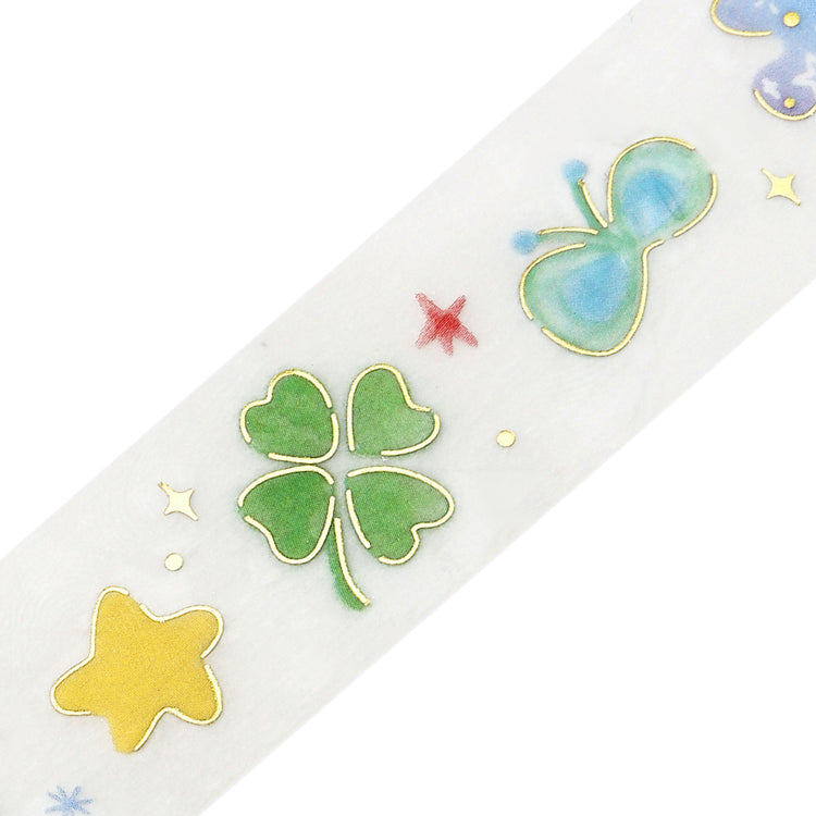 BGM Foil Stamping Clear Tape: Sky Encyclopedia - Lucky