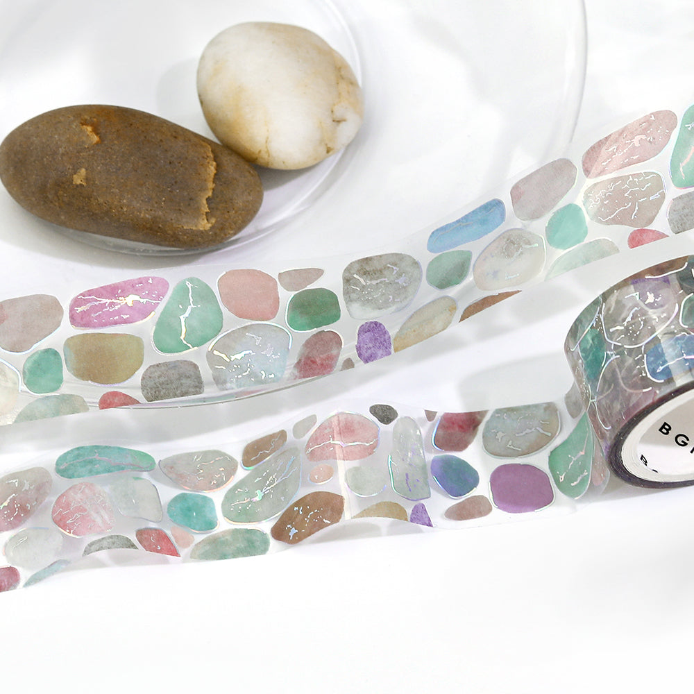 BGM Foil Stamping Clear Tape: Sky Encyclopedia - Pebble
