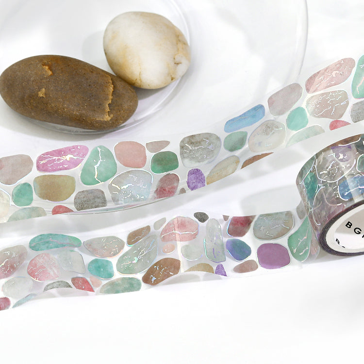 BGM Foil Stamping Clear Tape: Sky Encyclopedia - Pebble