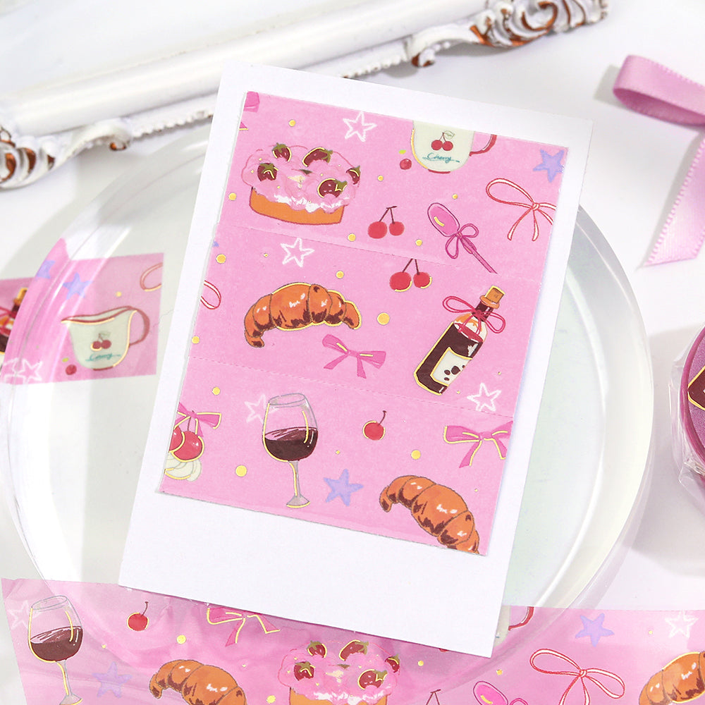 BGM Foil Stamping Clear Tape: Sky Encyclopedia - Sweet Time