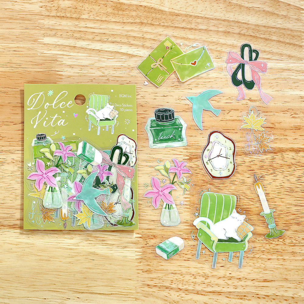 BGM Foil Stamping Flake Seal: Dolce Vitat – A Happy Letter