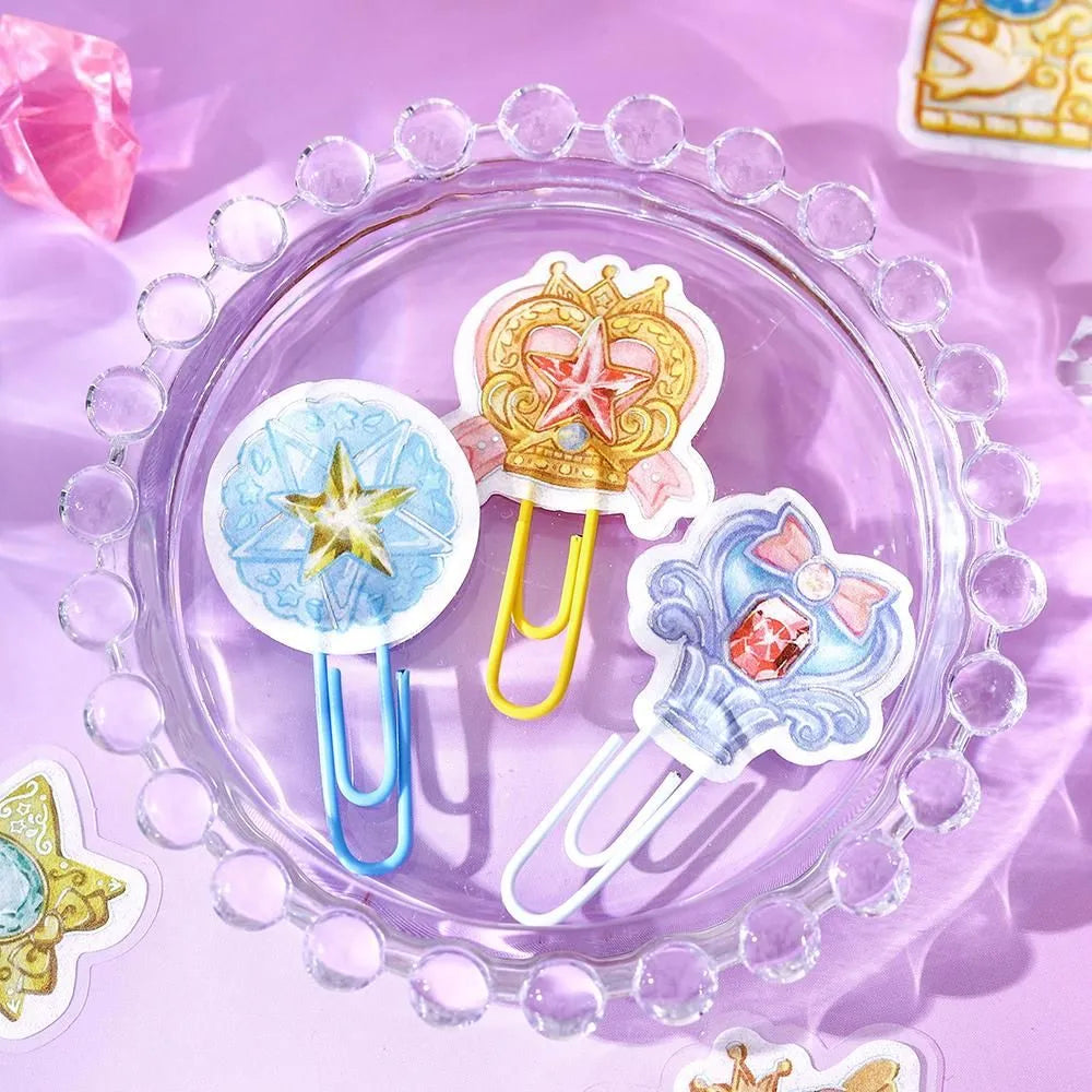 BGM Foil Stamping Flake Seal Ippai Jewelry stickers with rings, gems, and pendants in colorful foil designs.