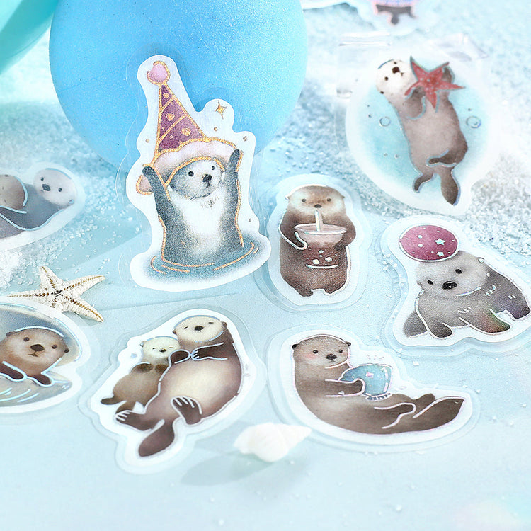 BGM Foil Stamping Flake Seal: IPPAI – Sea Otter Galore