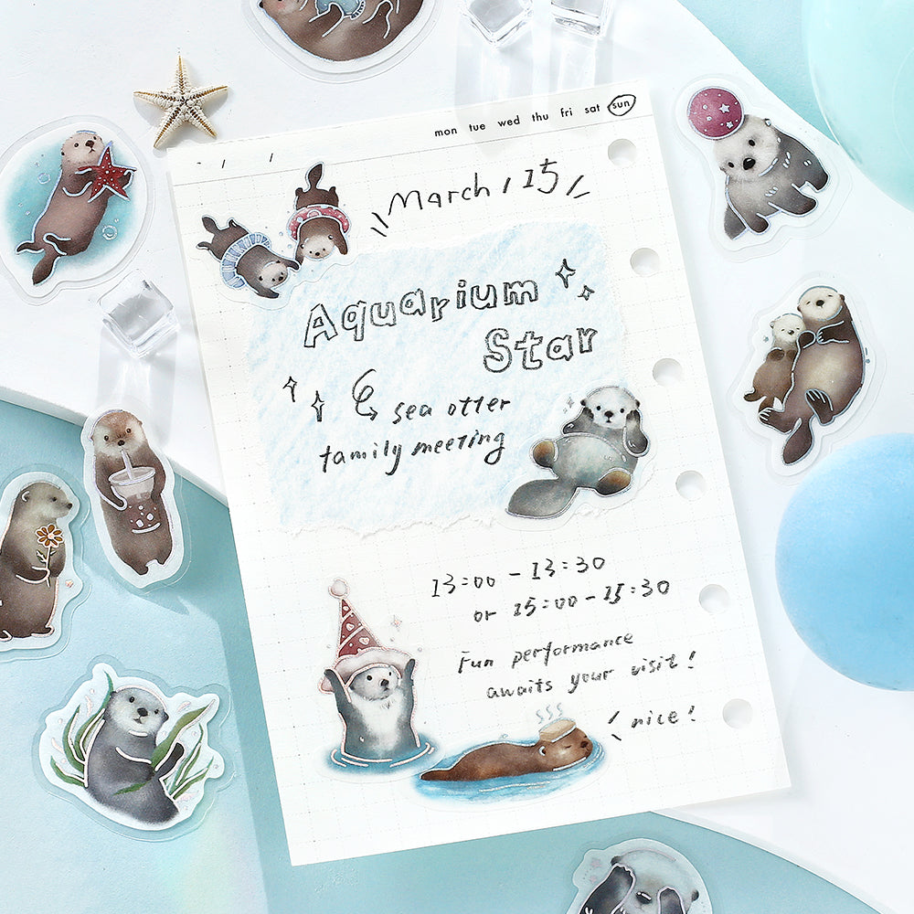 BGM Foil Stamping Flake Seal: IPPAI – Sea Otter Galore