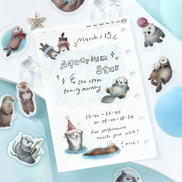 BGM Foil Stamping Flake Seal: IPPAI – Sea Otter Galore