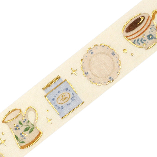 BGM Foil Stamping Masking Tape – Afternoon Tea Set