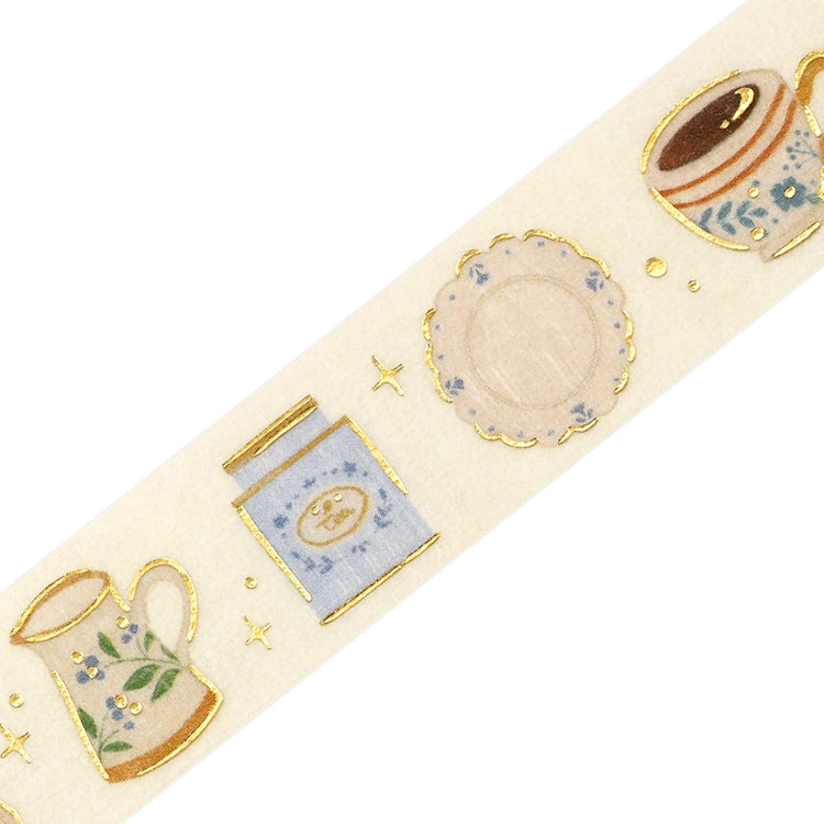 BGM Foil Stamping Masking Tape – Afternoon Tea Set