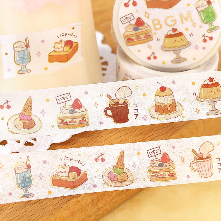 BGM Foil Stamping Masking Tape – Cafe Time