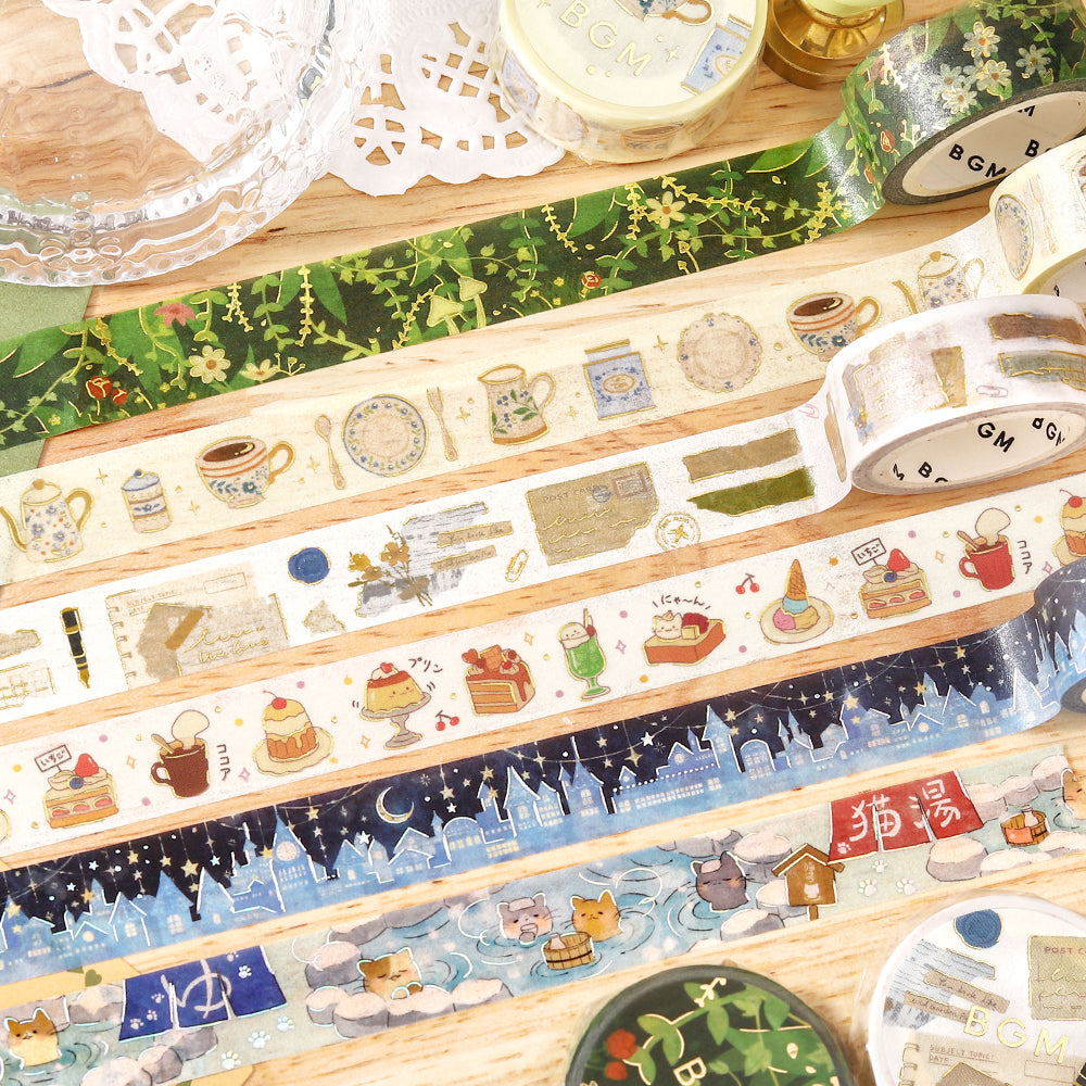 BGM Foil Stamping Masking Tape – Cat Bath