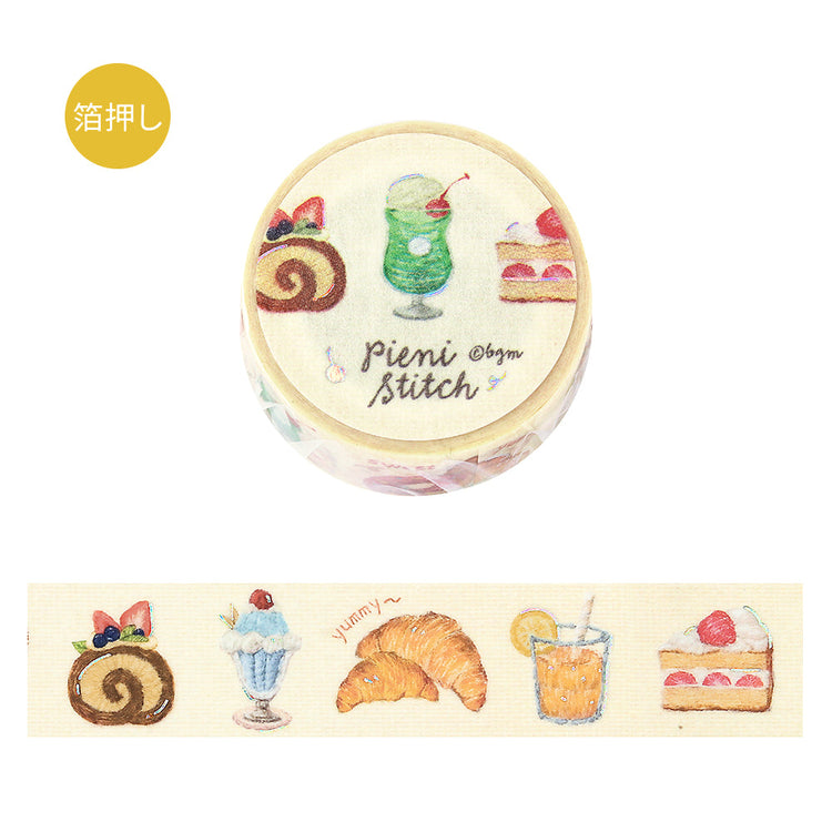 BGM Foil Stamping Masking Tape: Pienistitch - Little Café