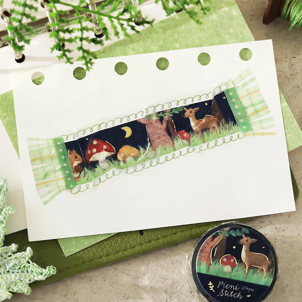 BGM Foil Stamping Masking Tape: Pienistitch - Little Forest