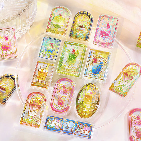 BGM Kyururun Seal: Café à la Mode Stained Glass vol.2