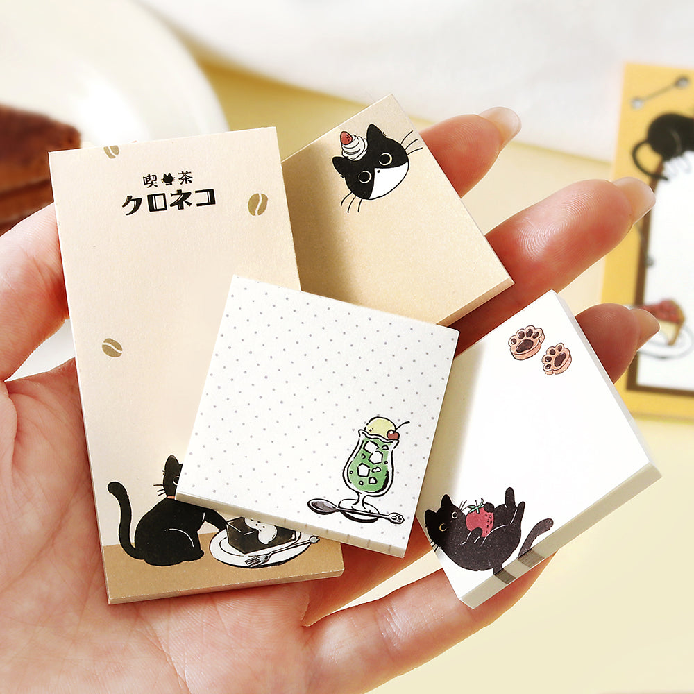 BGM Memo Seal Set: MEMONO - Café Kuroneko