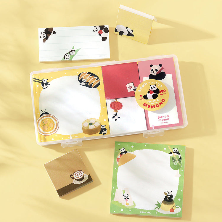 BGM Memo Seal Set: MEMONO - Panda Days