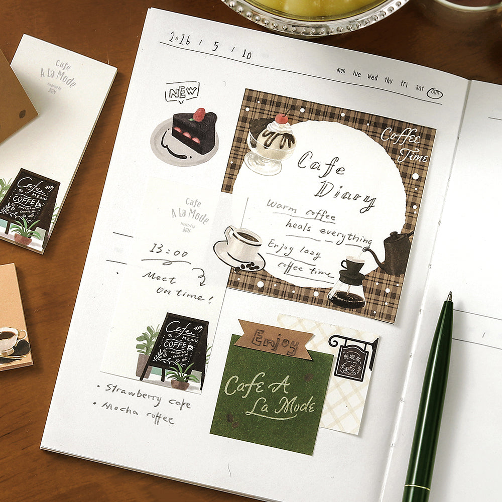 BGM Memo Seal Set: MEMONO - Café à la Mode vol.2