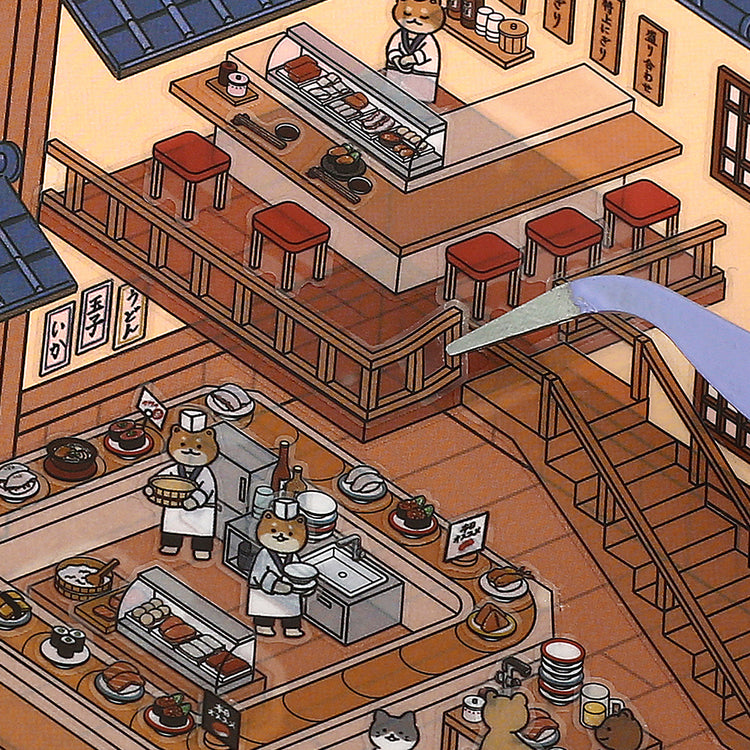 BGM Seat Seal: Sushi Shop
