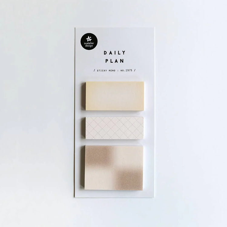 Suatelier Daily Plan.61: Cinnamon Sugar - Sticky Notes