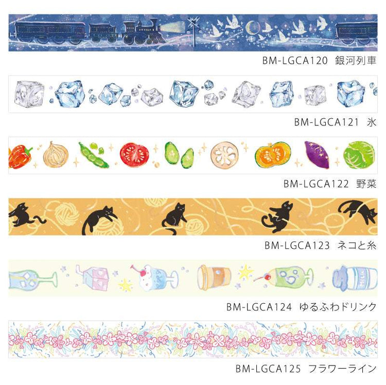 BGM Foil Stamping Masking Tape: Life - Ice