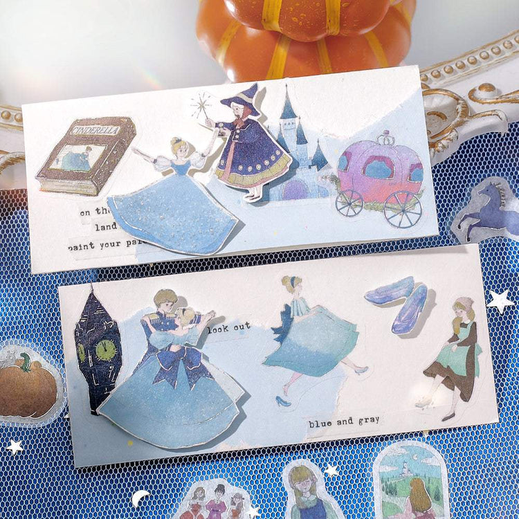 BGM Foil Stamping Flake Seal: Fairy Tale - Cinderella