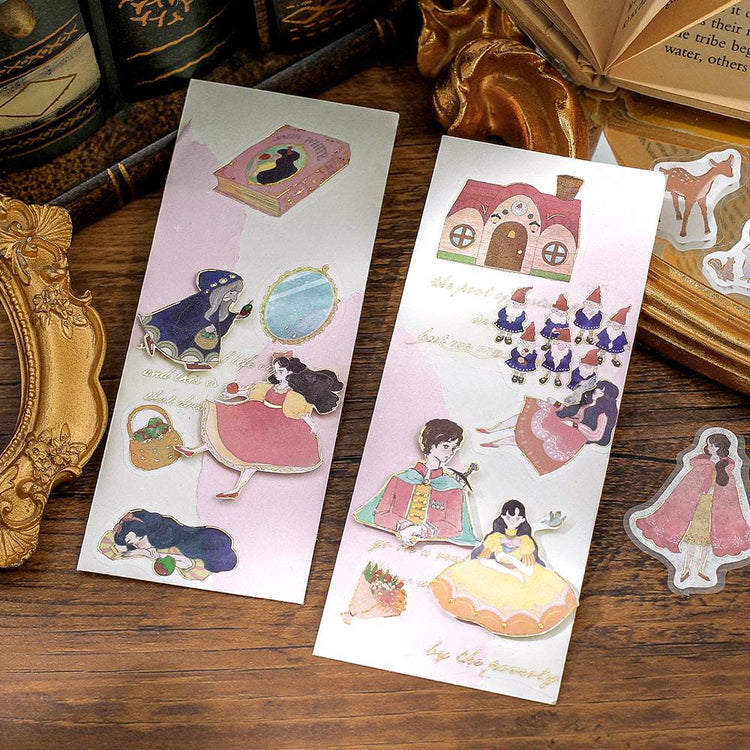 BGM Foil Stamping Flake Seal: Fairy Tale - Snow White