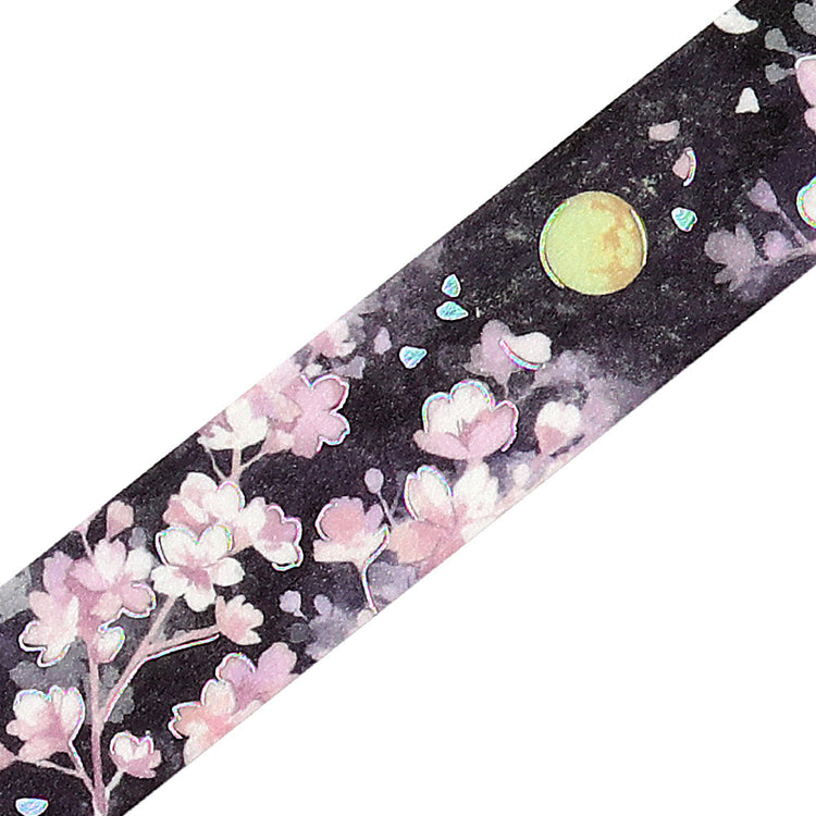 BGM Sakura Limited Masking Tape: Sakura - Moon-Viewing Cherry Blossoms