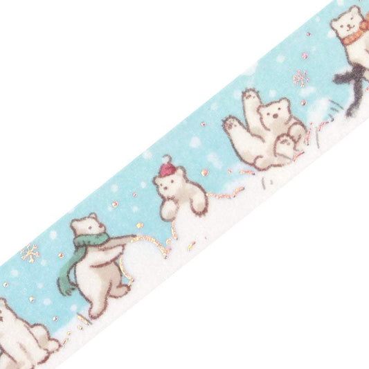 BGM Foil Stamping Winter Limited Edition Masking Tape - Bear