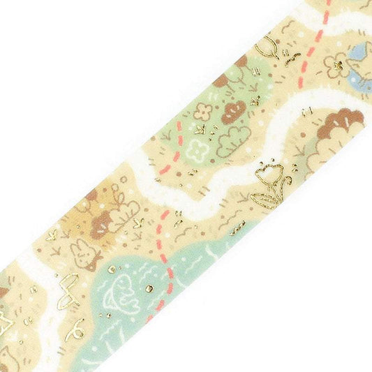 BGM Foil Stamping Masking Tape: Mysterious Journey - Map