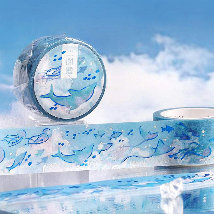 BGM Foil Stamping Masking Tape: Sky Encyclopedia - Ocean