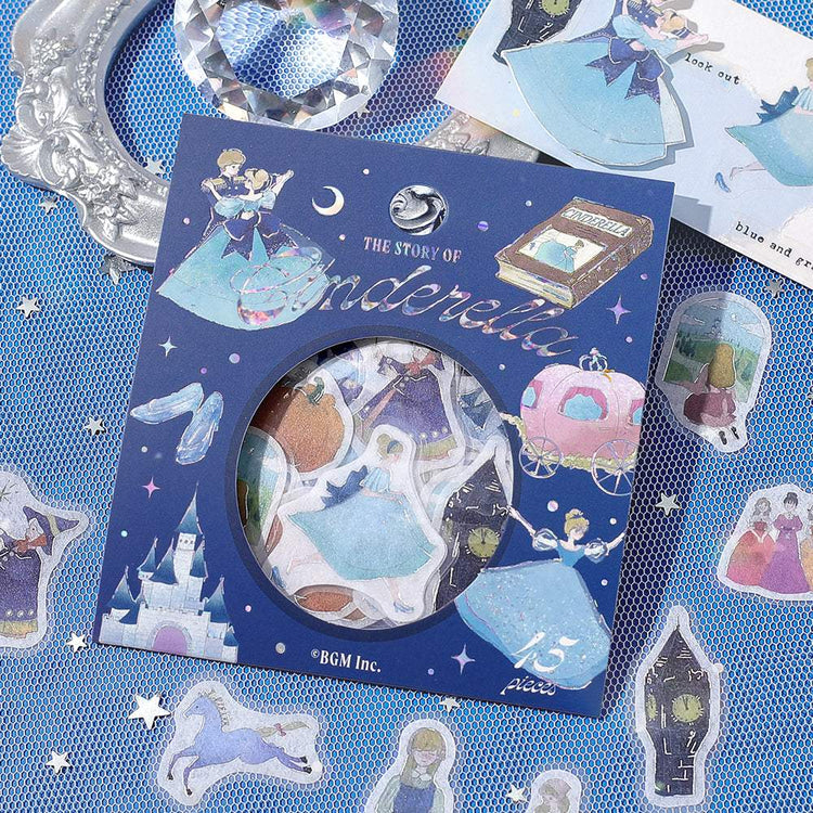 BGM Foil Stamping Flake Seal: Fairy Tale - Cinderella