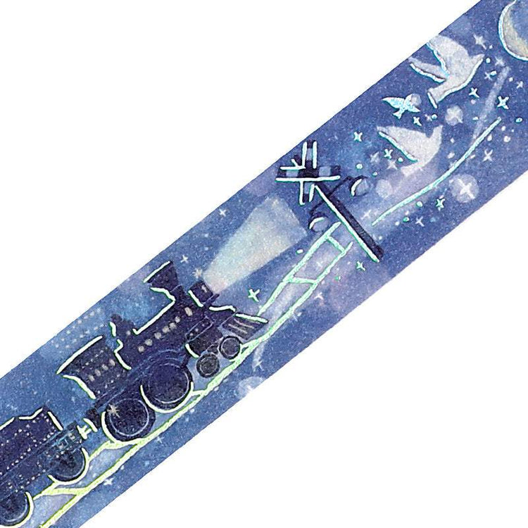 BGM Foil Stamping Masking Tape: Life - Galaxy Train