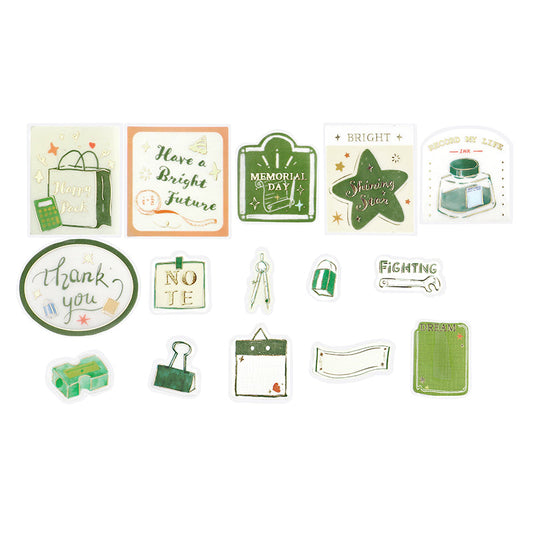 BGM Tracing Paper Seal: Holiday Shopping - Stationery