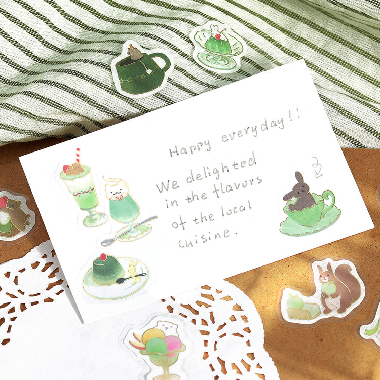 BGM Foil Stamping Flake Seal: Afternoon Tea Party - Let's Sing Together