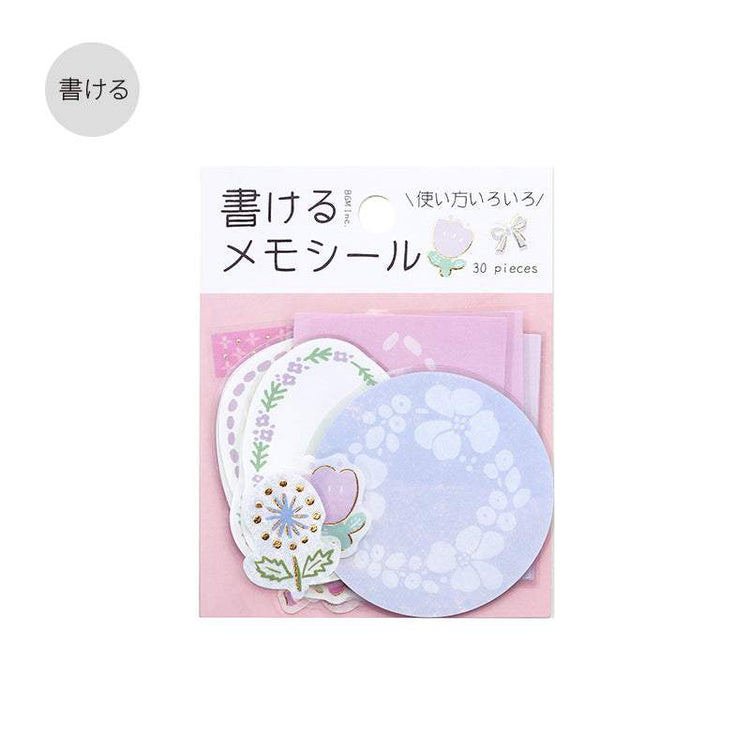 BGM Foil Stamping Memo Seal: Flower Weather - Pink