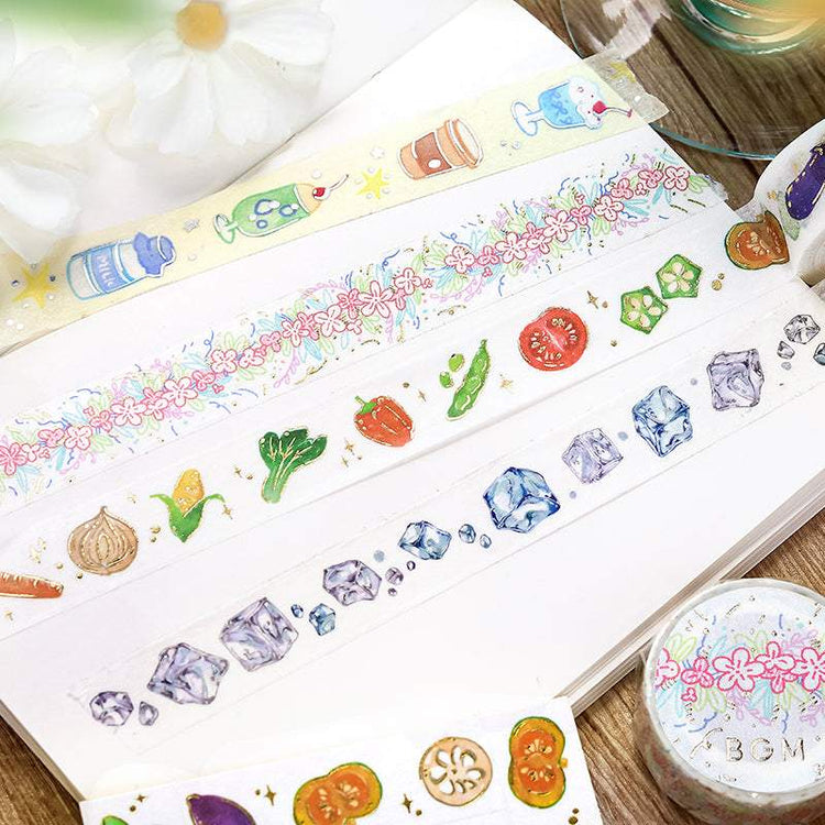 BGM Foil Stamping Masking Tape: Life - Ice