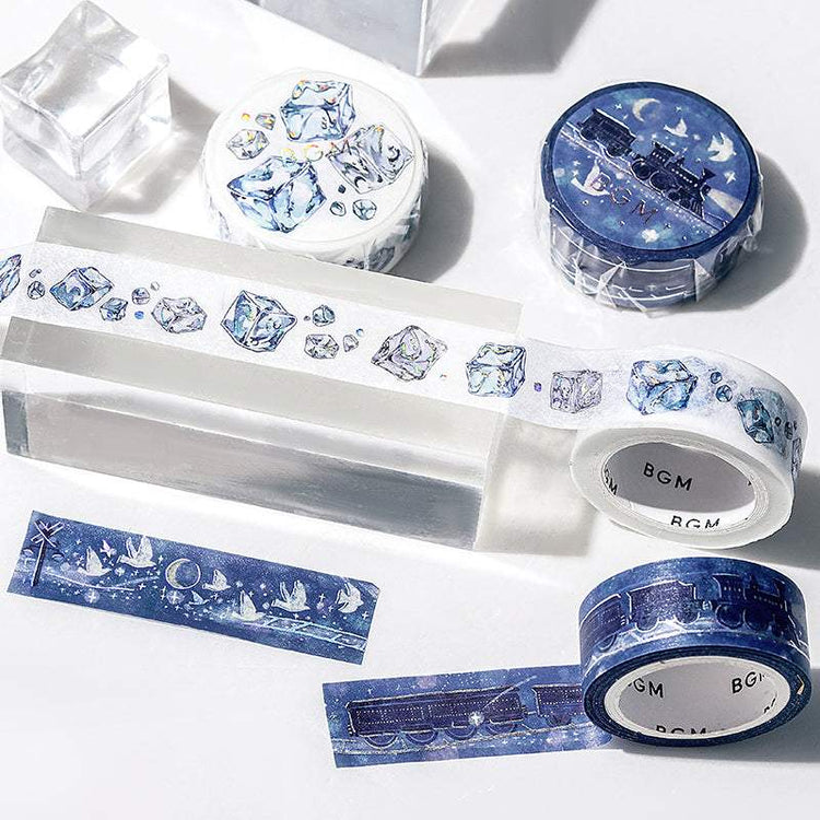 BGM Foil Stamping Masking Tape: Life - Ice