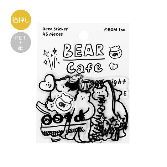 BGM Deco Sticker Mix Seal: YURUKU IKO-YO! - Bear