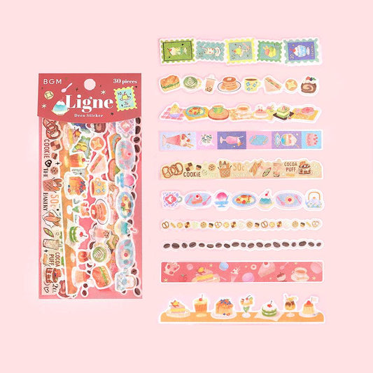 BGM Deco Sticker Ligne Seal: Ligne - Sweets Parlor