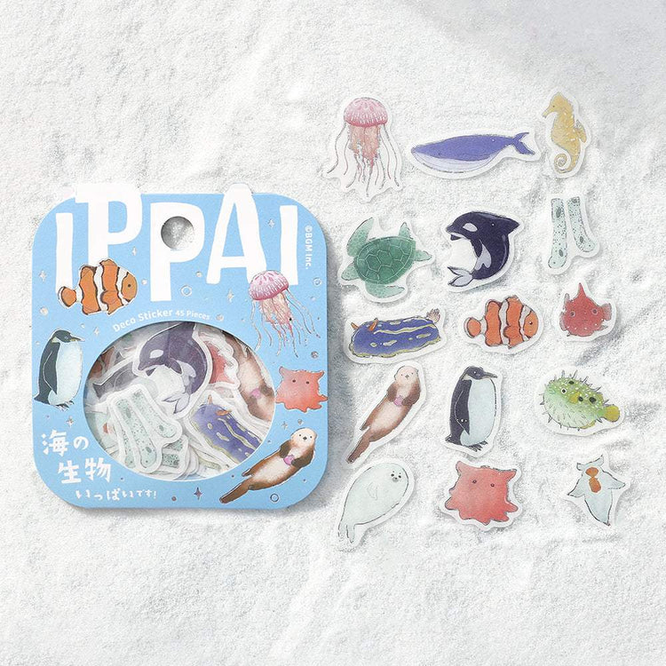 BGM Foil Stamping Flake Seal: Ippai - It's Full of Sea Life