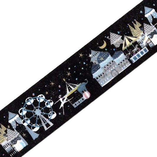 BGM Foil Stamping Masking Tape - Midnight Amusement Park