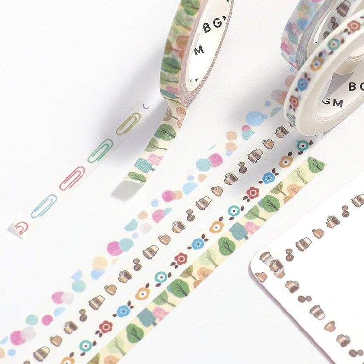 BGM Foil Stamping Masking Tape: Life - Colorful Polka Dots